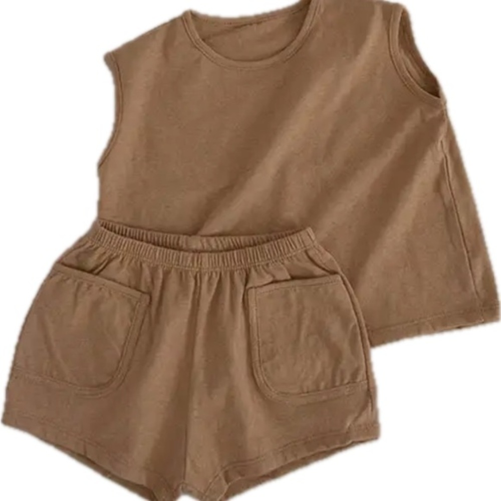 New Toddler shorts and vest top outfit 12-18 months